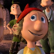 I 7 Nani: l'adorabile Bobo in una scena del film d'animazione