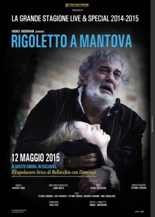 Locandina di Rigoletto a Mantova