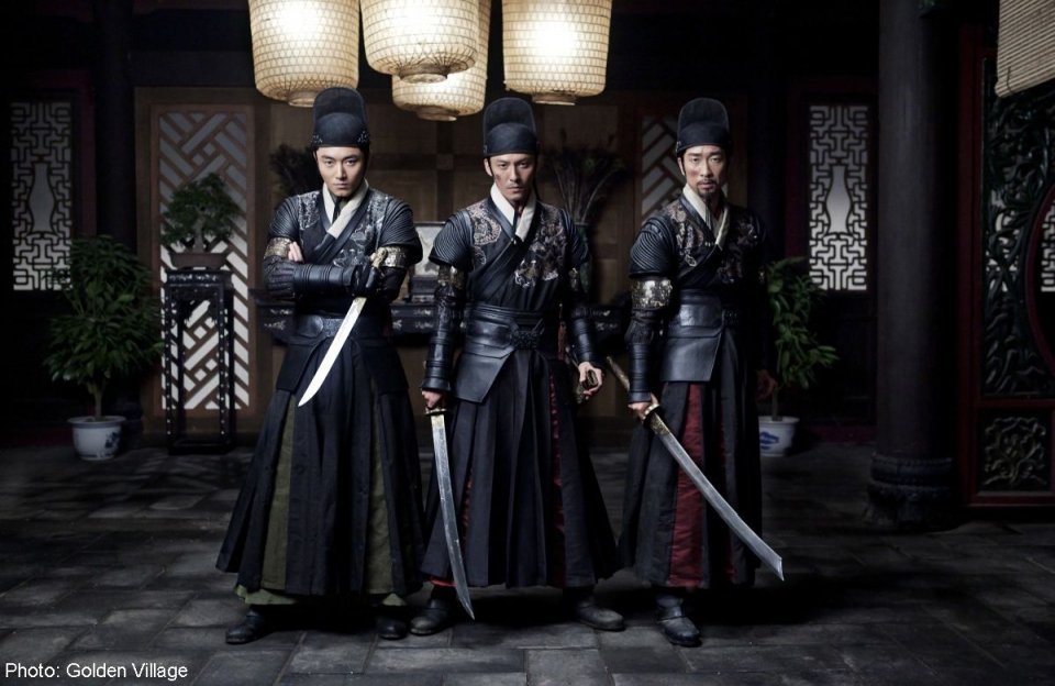 Brotherhood of Blades: Wang Qianyuan con Chang Chen e Ethan Li in una scena