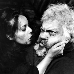 Jeanne Moreau e Orson Welles in Falstaff