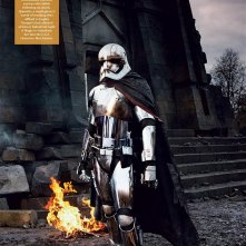 Star Wars: Episodio VII - Il Risveglio della Forza: Gwendoline Christie in un'immagine del magazine Vanity Fair