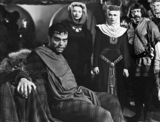 Una scena del Macbeth di Orson Welles