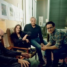 Star Wars: Episodio VII - Il Risveglio della Forza - Il regista J.J. Abrams e il suo team in una foto di Vanity Fair
