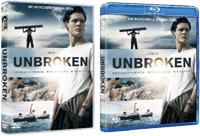 le cover homevideo di Unbroken