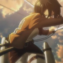 L’attacco dei giganti Il Film - Parte I: L’arco e la freccia, una scena del film animato