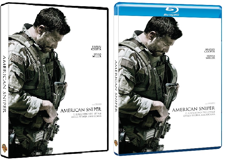 Le cover homevideo di American Sniper