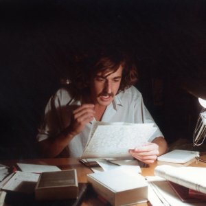 Nanni Moretti in una scena di Ecce Bombo