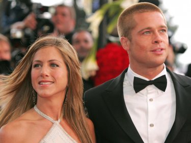 Jennifer Aniston e Brad Pitt ai tempi del loro matrimonio