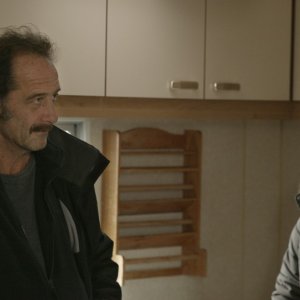 La legge del mercato: Vincent Lindon con Karine Petit de Mirbeck in una scena del film