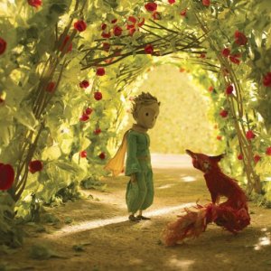 Il Piccolo Principe: il piccolo principe con la volpe in una scena del film d'animazione