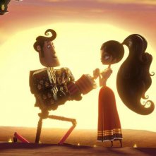 Il Libro della Vita: Maria corteggiata da Manolo in una romantica scena del film