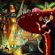 Il Libro della Vita: la Regina Morte in una coloratissima immagine del film