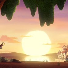 Il Libro della Vita: Manolo suona al tramonto in una scena del film