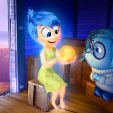 Inside Out: Tristezza e Gioia in una scena del film d'animazione