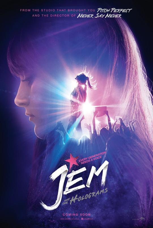 Jem and the Holograns: il poster ufficiale
