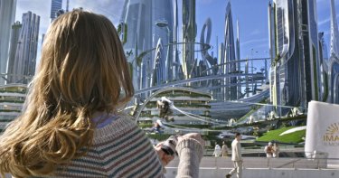 Tomorrowland - Il mondo di domani: una scena del film