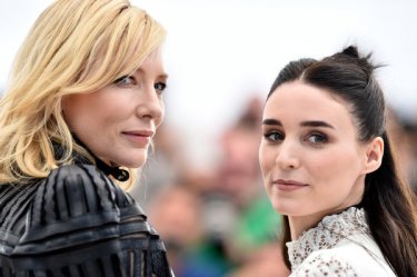 Cannes 2015 - Cate Blanchett e Rooney Mara durante il photocall di Carol
