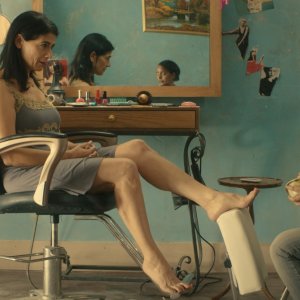 Dégradé: Hiam Abbass con Maisa Abdelhadi in una scena del film