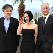 Cannes 2015 - Kiyoshi Kurosawa, Eri Fukatsu e Tadanobu Asano al photocal di Journey To The Shore