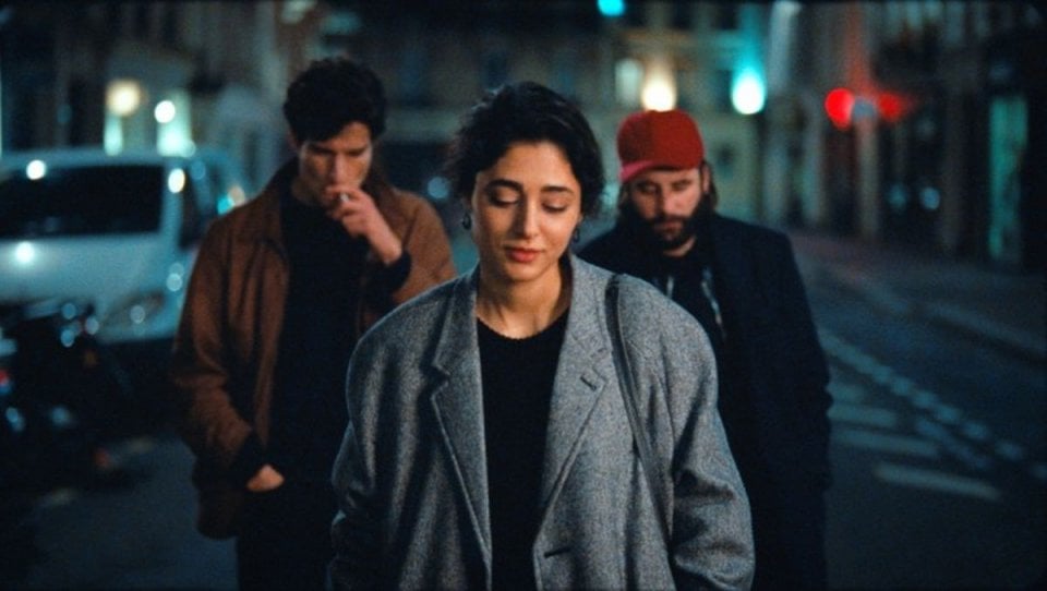 Les Deux Amis: Golshifteh Farahani con Vincent Macaigne e Louis Garrel in una scena del film