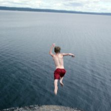 Sleeping Giant: Nick Serino si tuff in mare in una scena del film