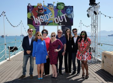 Inside Out: Amy Poehler, Mindy Kaling, Pierre Niney, Charlotte Le Bon e il resto del cast vocale americano e francese a Cannes