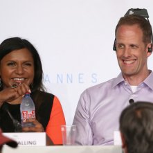 Inside Out: Pete Docter e Mindy Kaling durante la conferenza di Cannes