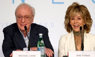Youth - La giovinezza: Michael Caine e Jane Fonda in conferenza a Cannes