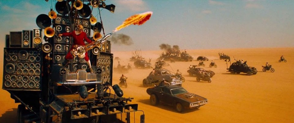 Mad Max: il chitarrista fiammeggiante