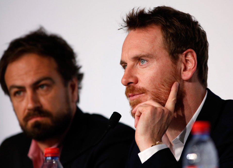 Macbeth a Cannes 2015: Michael Fassbender durante l'incontro stampa