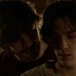 Hybris: Lorenzo Richelmy con Tommaso Arnaldi in una scena del film