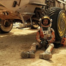 Sopravvissuto - The Martian: Matt Damon accasciato alla sua navetta spaziale