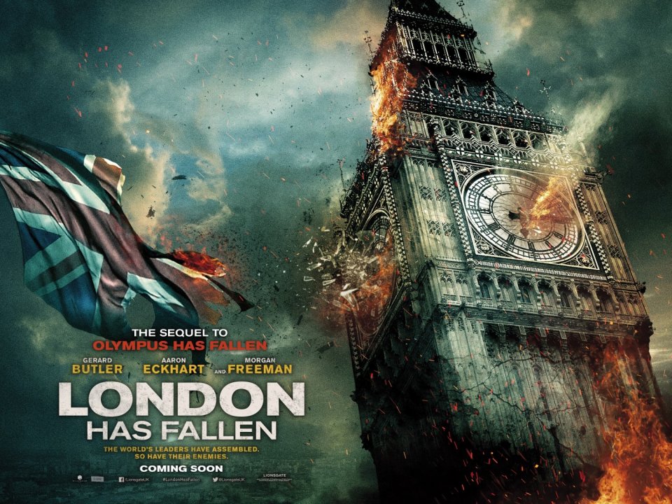 London Has Fallen: il quad poster dedicato al Big Ben