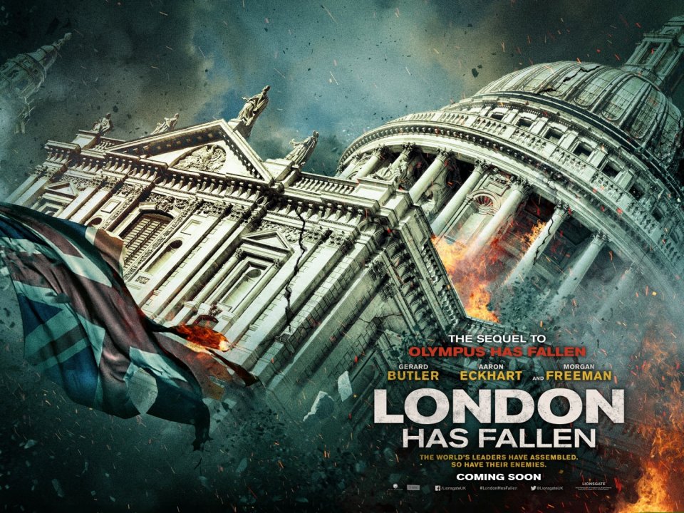 London Has Fallen: il quad poster dedicato a St. Paul