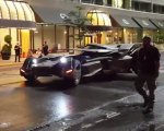 Suicide Squad: la Batmobile sfreccia sul set!