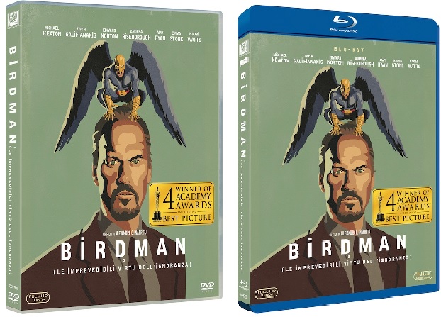 le cover homevideo di Birdman