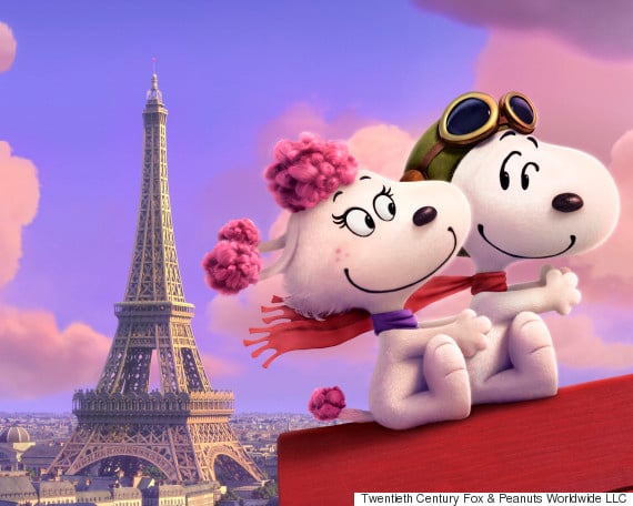 Snoopy & Friends - Il film dei Peanuts: Fifi e Snoopy in un'immagine del lungometraggio