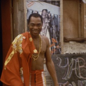Finding Fela: Fela Kuti, musicista e attivista per i diritti civili, in una foto di repertorio tratta dal documentario