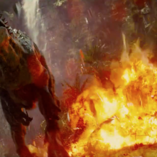 Jurassic World: l'Indominus Rex in una scena del trailer
