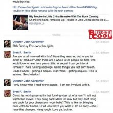 Grosso guaio a Chinatown: la reazione di John Carpenter al remake