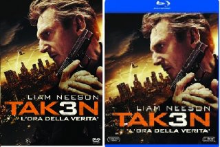 Le cover homevideo di Taken 3