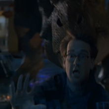 Il mondo perduto - Jurassic Park: lo sceneggiatore David Koepp fugge dal T-Rex in una scena