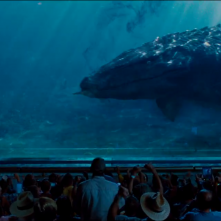 Jurassic World: un'immagine del Mosasauro