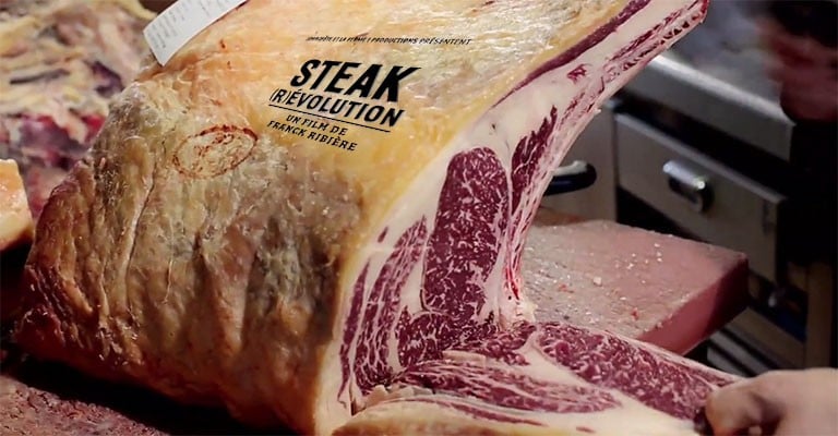 Steak (R)evolution: il taglio della bisteccha in un'immagine del film