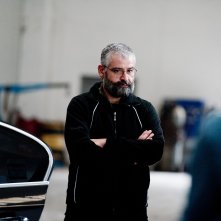 Gomorra - La serie:  Fortunato Cerlino in un momento di pausa
