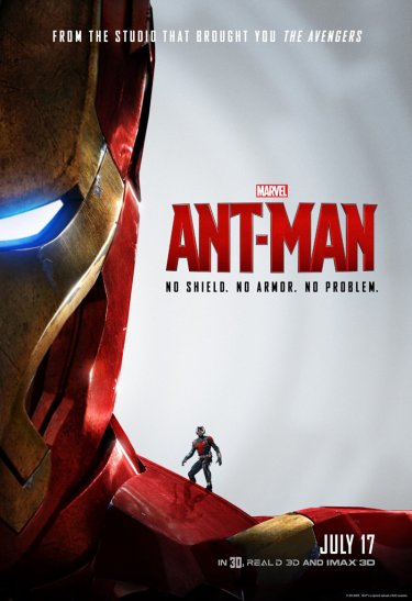 Ant-Man: il poster con Iron Man