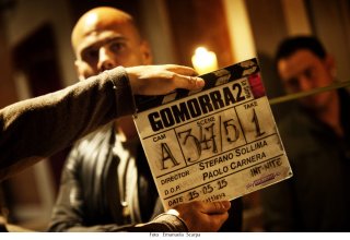 Gomorra - La serie: Marco D'Amore durante le riprese