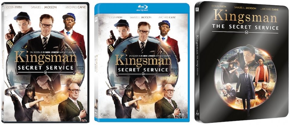 Le cover homevideo di Kingsman: Secret Service