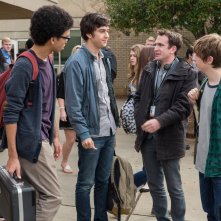 Città di carta: Nat Wolff e il regista Jake Schreier sul set del film