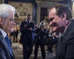 Mattarella a Tarantino: 'In Italia troppi problemi, anche per Mr Wolf'